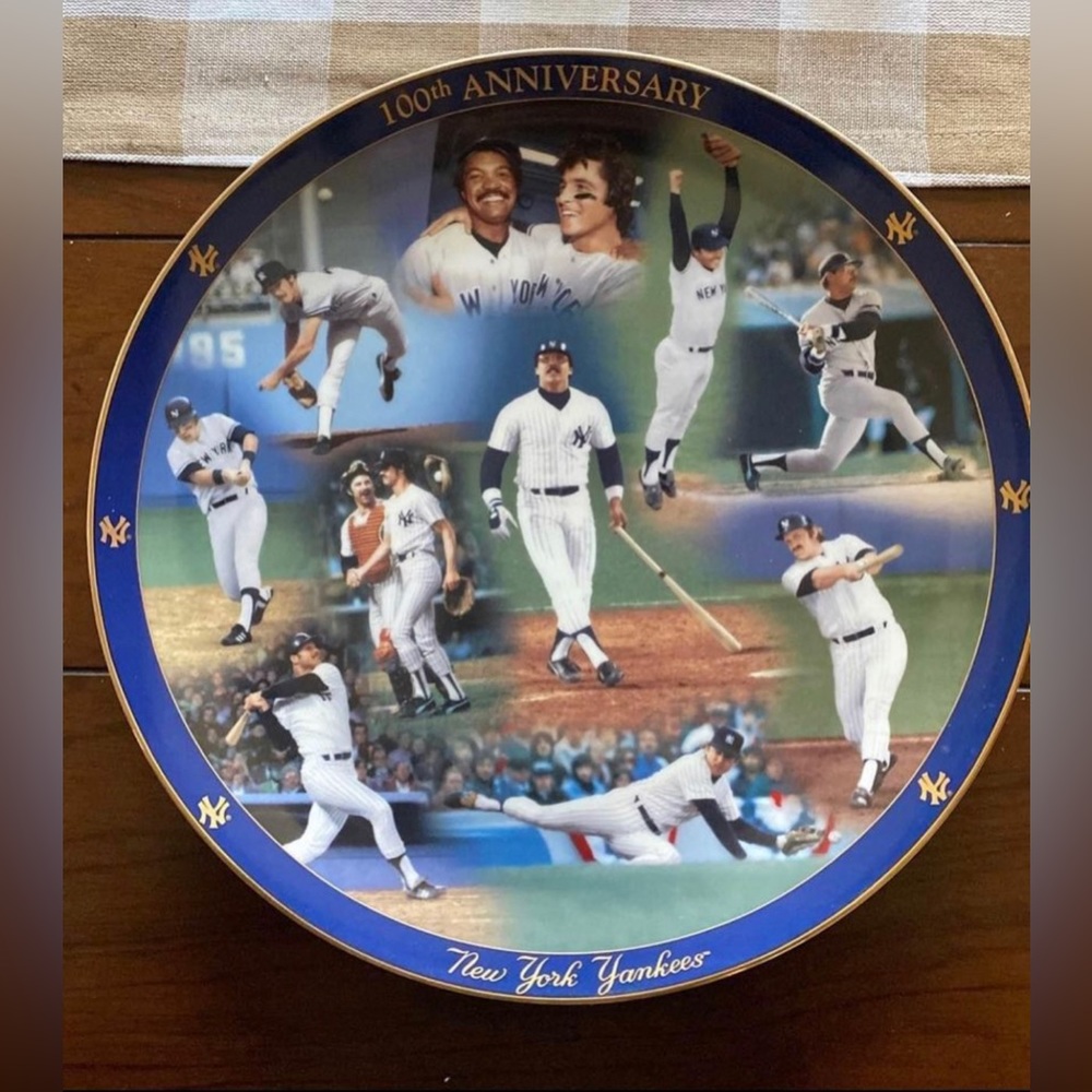 100th Anniversary New York Yankee Collectible Plate